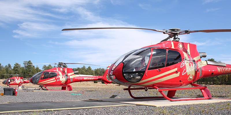 Helicóptero H130 en el Gran Cañón
